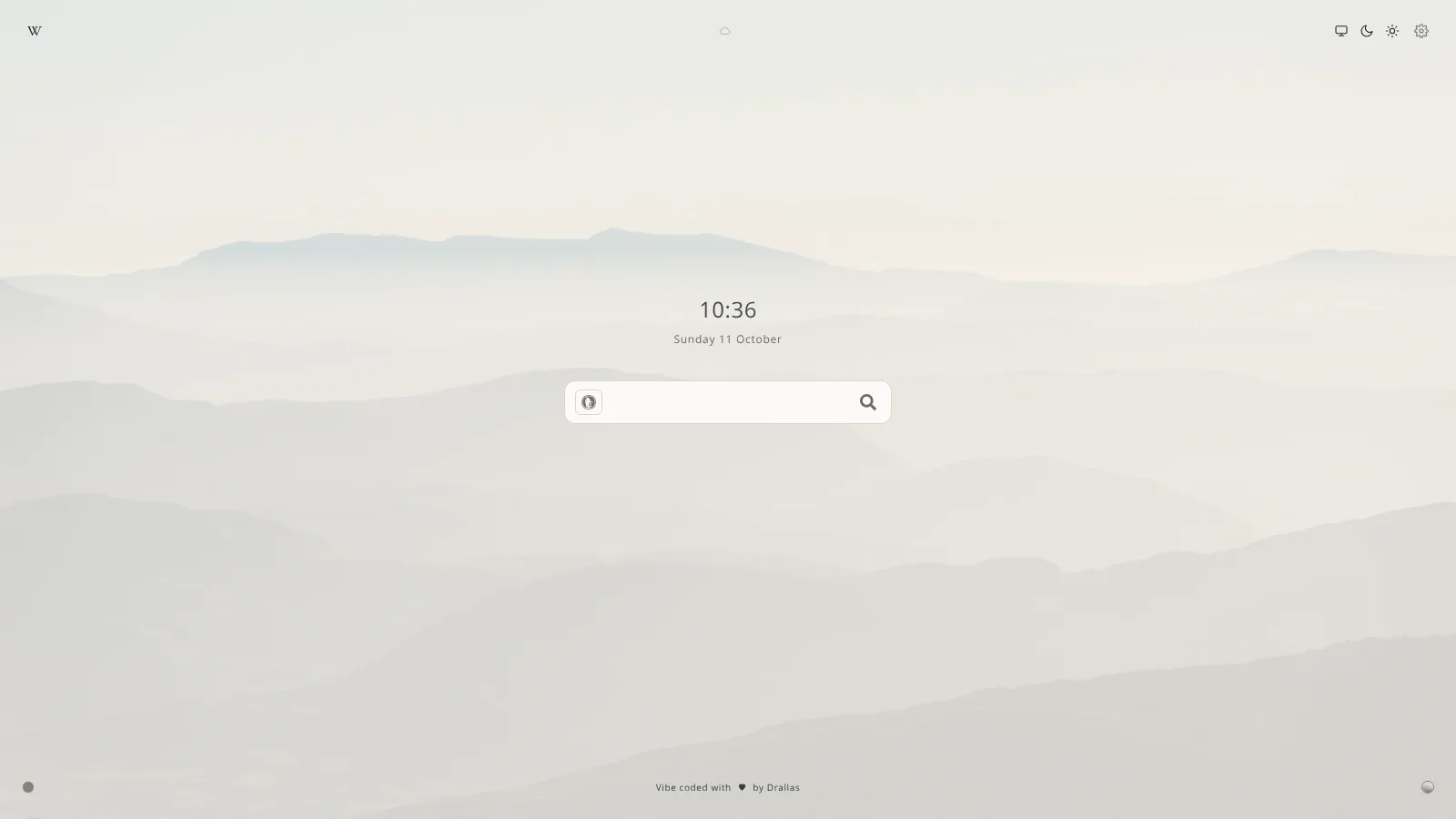 Mountain haze